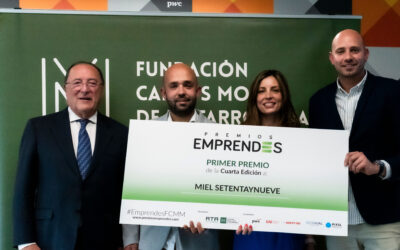Apícola de Tiedra, S.L, ganadora del Premio Emprendes de la Fundación Carlos Moro de Matarromera