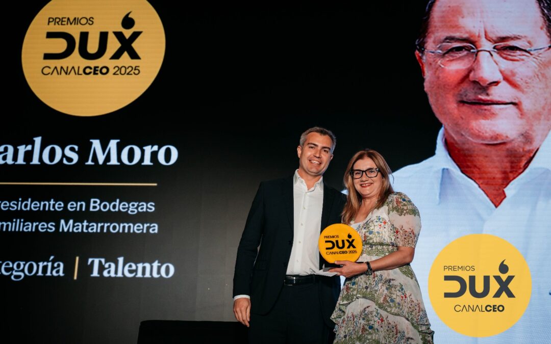 Carlos Moro, Premio Dux por el Talento de Canal Ceo