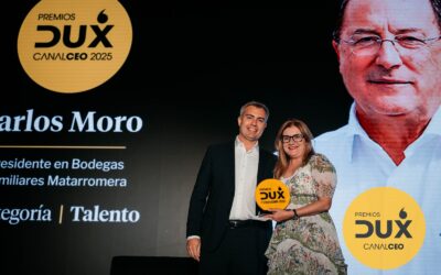 Carlos Moro, Premio Dux por el Talento de Canal Ceo