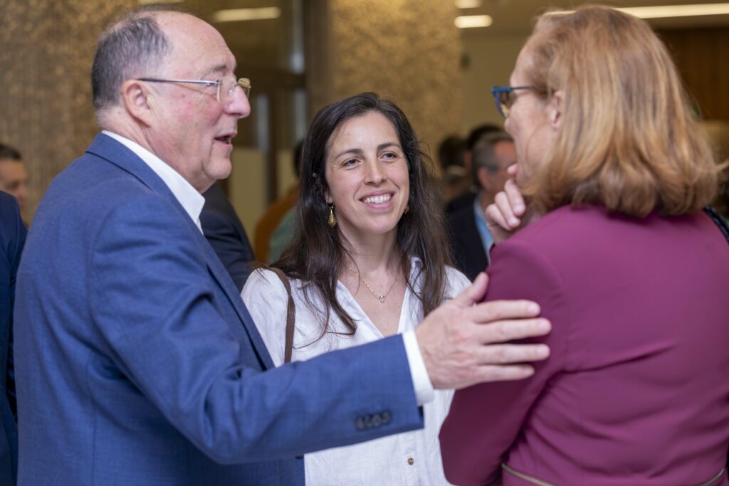Carlos Moro y Beatriz Moro en la Asamblea General de la Federación Española del Vino