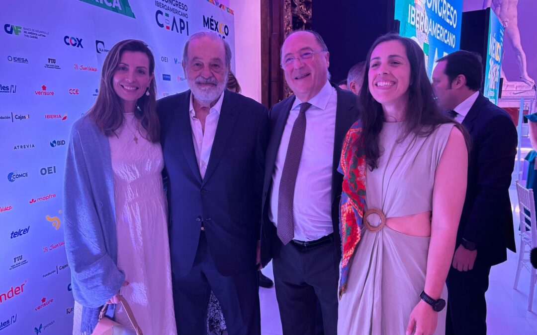 Carlos Moro y Carlos Slim